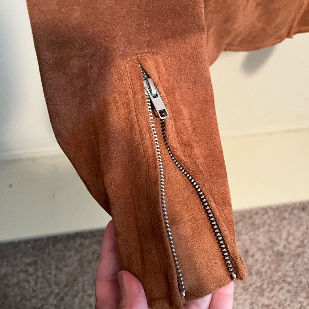 Promesa Brown Faux Suede Jacket - Picture 4 of 6